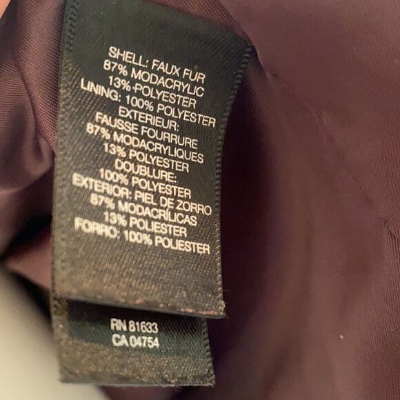 Kenneth Cole Womens Faux Fur Vest - Picture 5 of 7